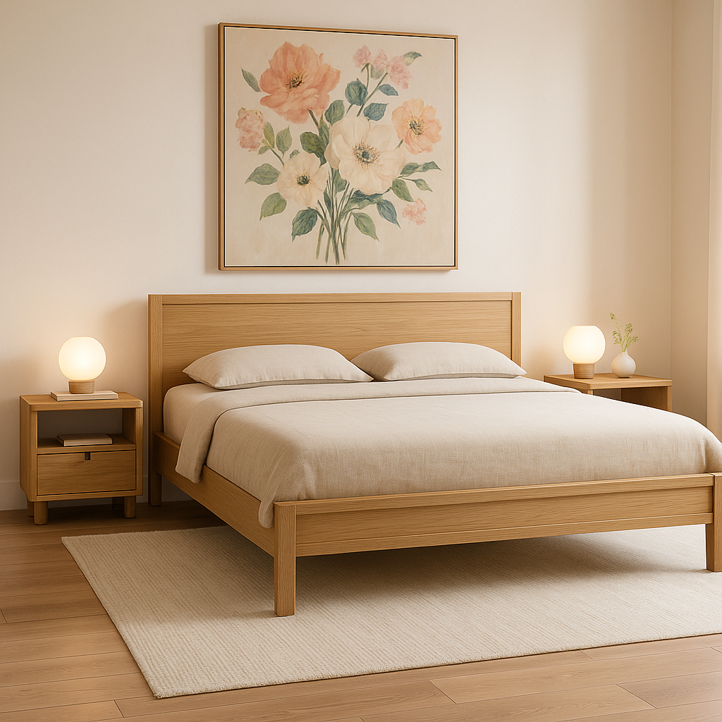 Wooden Bed - view 2